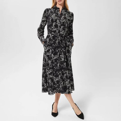 Black Antonella Silk Dress - Hobbs London - Modalova