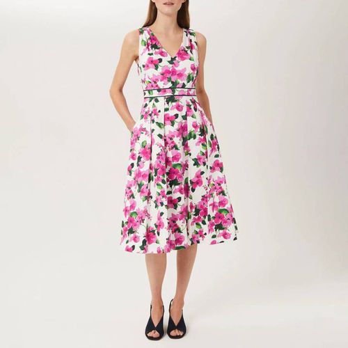 Pink Olivia Floral Cotton Dress - Hobbs London - Modalova