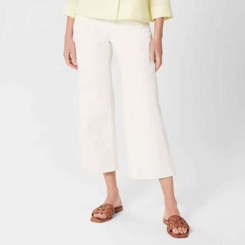 White Riley Crop Cotton Jeans - Hobbs London - Modalova