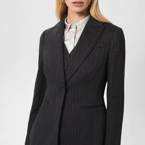 Dark Grey Chelsea Wool Blazer - Hobbs London - Modalova