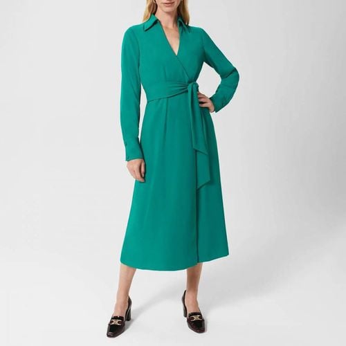 Teal Prue Midi Dress - Hobbs London - Modalova