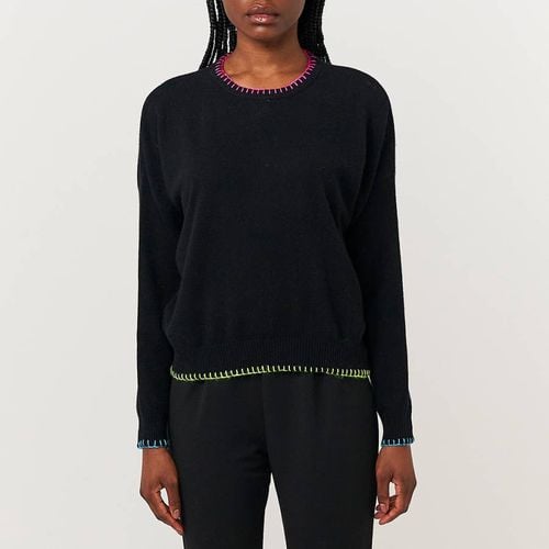 Black Rainbow Star Cashmere Jumper - Scott & Scott London - Modalova