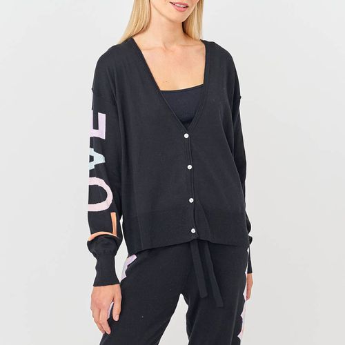 Black Love Cotton Silk Blend Cardigan - Scott & Scott London - Modalova