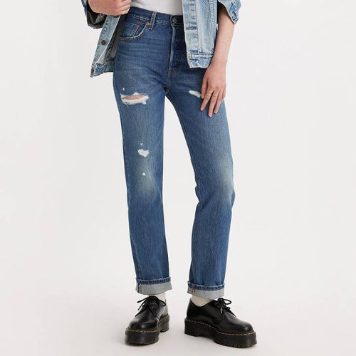 Blue 501® Distressed Jeans - Levi's - Modalova