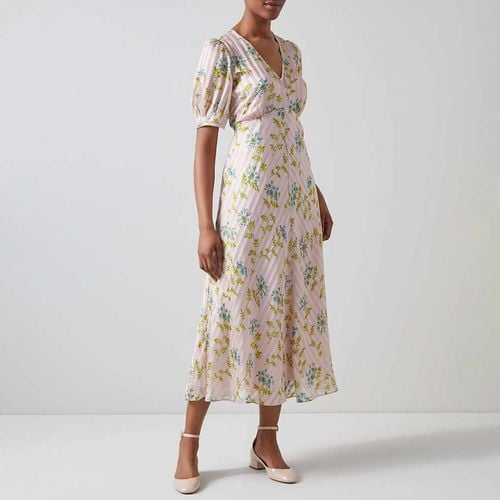 Pink Leith Silk Blend Dress - L K Bennett - Modalova