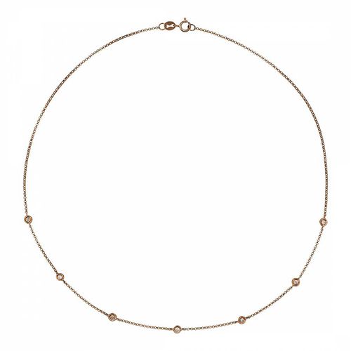 Gold Stone Necklace - Diamantini - Modalova