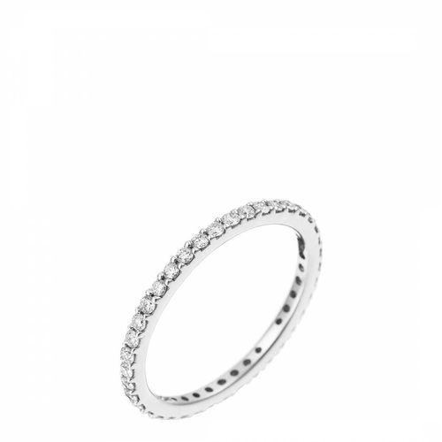 Silver Diamond Ring - Diamantini - Modalova