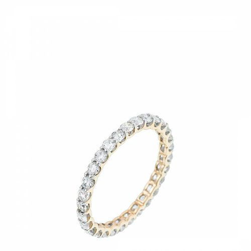 Yellow Gold Diamond Ring - Diamantini - Modalova