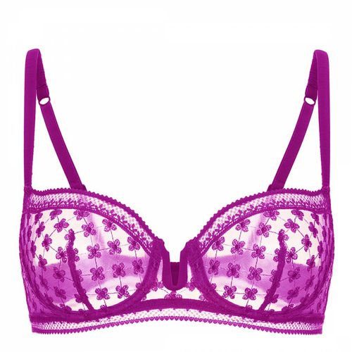 Purple Lace Underwire Bra - Simone Perele - Modalova