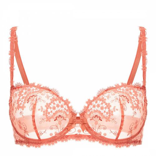 Orange Embroidered Lace Bra - Simone Perele - Modalova