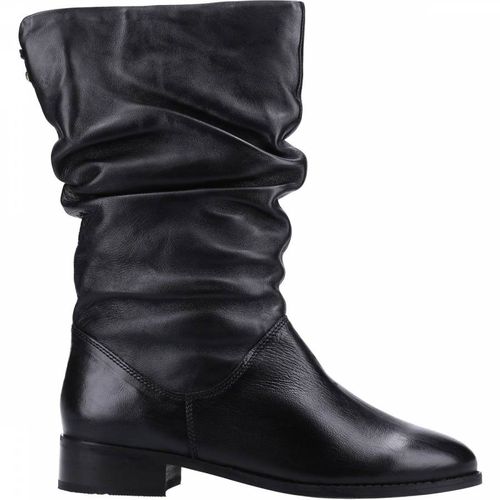 Black Rosalindas Ruched Calf Boots - Dune London - Modalova