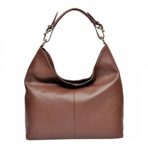 Chocolate Italian Leather Handbag - Renata Corsi - Modalova