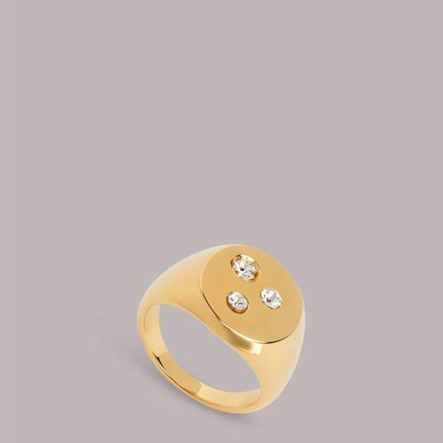 Gold Gem Signet Ring - WHISTLES - Modalova
