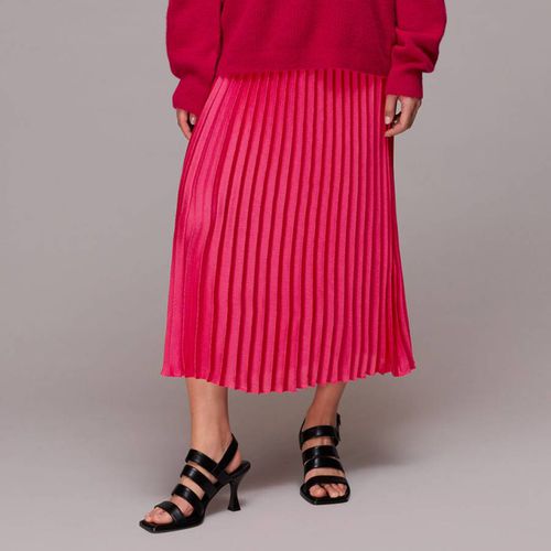 Pink Katie Pleated Skirt - WHISTLES - Modalova