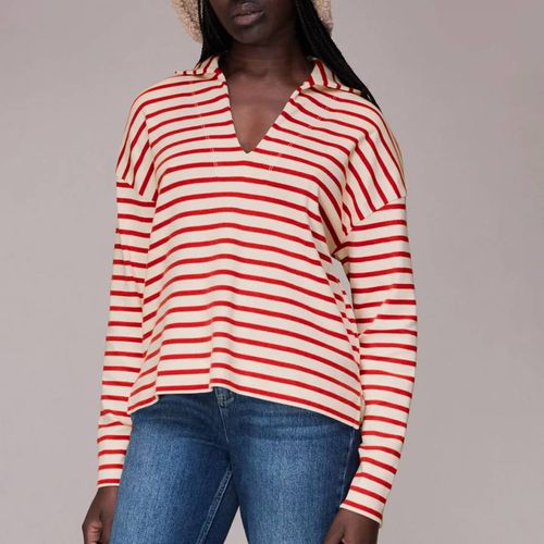 Red/White Breton Jersey Shirt - WHISTLES - Modalova