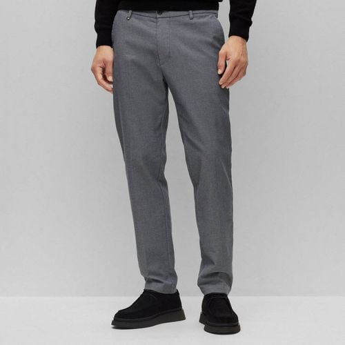 Grey Kane Stretch Cotton Chinos - BOSS - Modalova