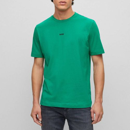 Green Tchup Cotton T-Shirt - BOSS - Modalova