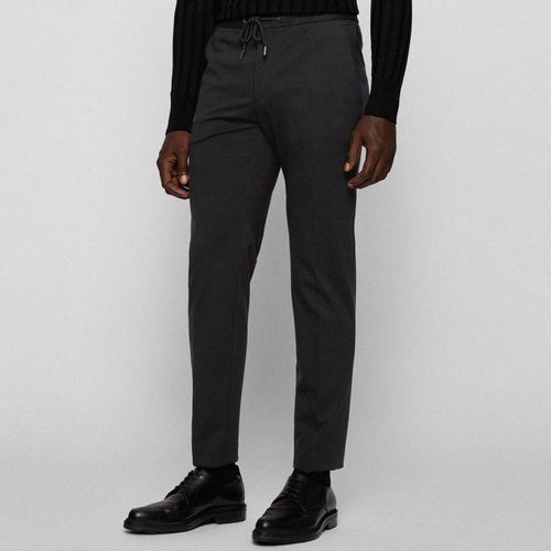 Black Banks Suit Trousers - BOSS - Modalova