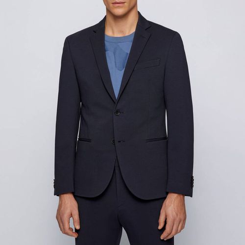 Dark Blue Norwin Blazer - BOSS - Modalova