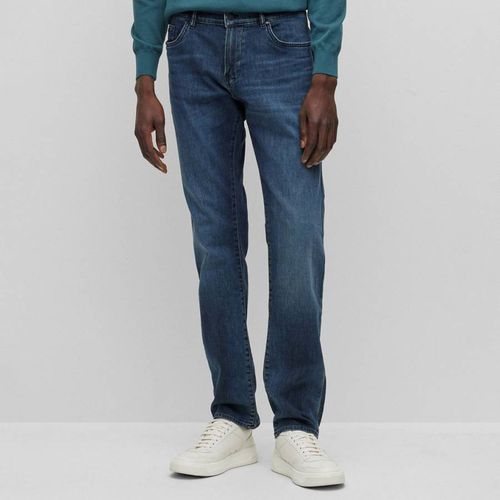 Delaware Slim Stretch Cotton Jeans - BOSS - Modalova
