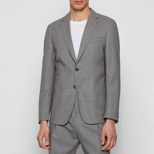 Grey Nolvay Wool Blazer - BOSS - Modalova