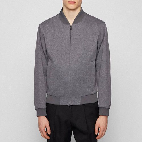 Grey Nolwin Bomber Jacket - BOSS - Modalova