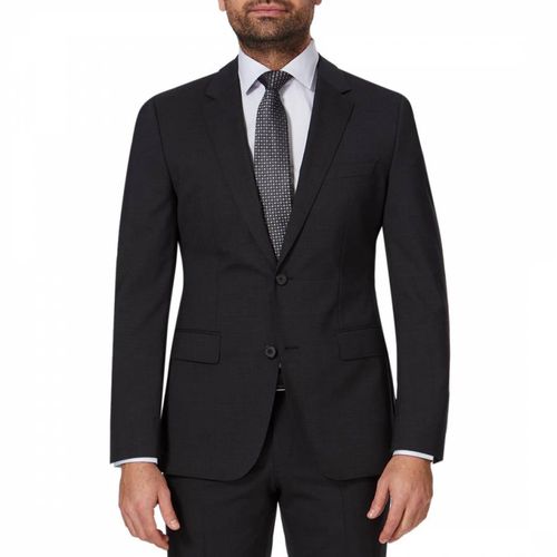 Charcoal Rider Wool Blend Suit Jacket - BOSS - Modalova