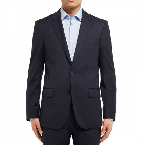 Grey Hayes Wool Blend Suit Jacket - BOSS - Modalova