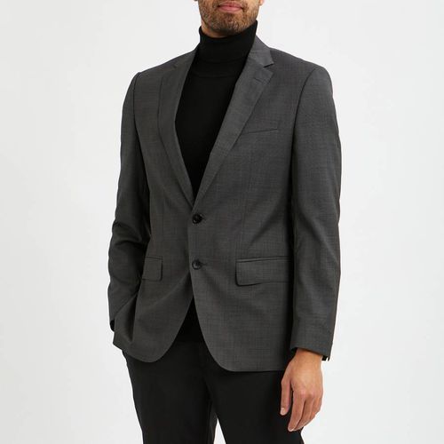 Charcoal Huge Wool Suit Jacket - BOSS - Modalova