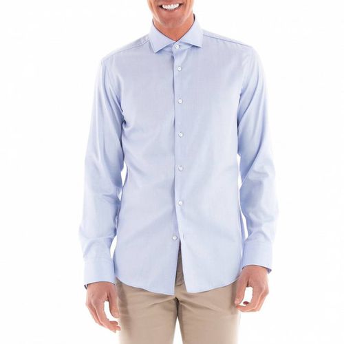 Light Hank Stretch Cotton Shirt - BOSS - Modalova