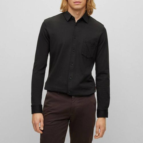 Black Mysoft Cotton Shirt - BOSS - Modalova