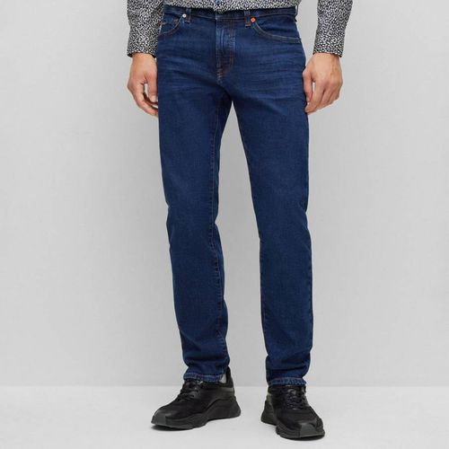 Dark Maine Regular Stretch Cotton Jeans - BOSS - Modalova