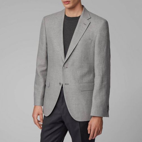 Grey Jestor Wool Blend Blazer - BOSS - Modalova