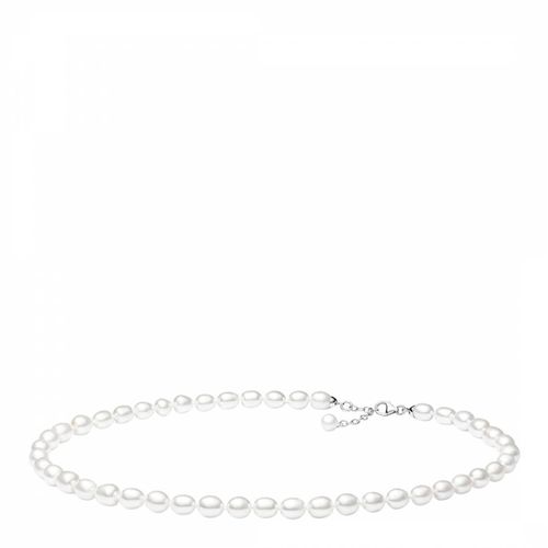 Sterling Silver Freshwater Pearl Necklace - Mia Bellucci - Modalova