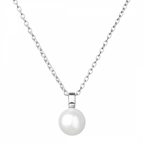 And Silver Freshwater Pearl Pendant Necklace - Mia Bellucci - Modalova