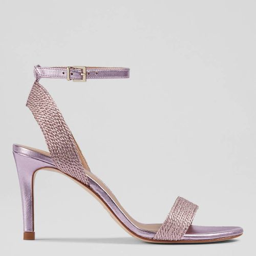 Pink Ivette Metallic Sandals - L K Bennett - Modalova