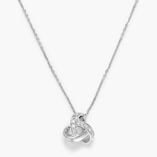 Elegance Knot Diamond Pendant - MUSE - Modalova