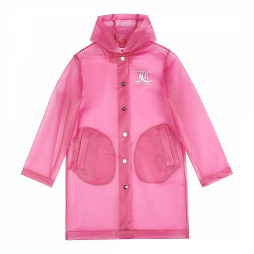 Girl's Pink Frosted Longline Mac - Juicy Couture - Modalova