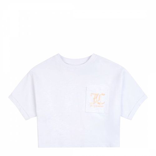 Girl's White cotton Cropped T-Shirt - Juicy Couture - Modalova