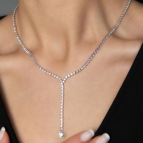 Metal Necklace - Elika - Modalova