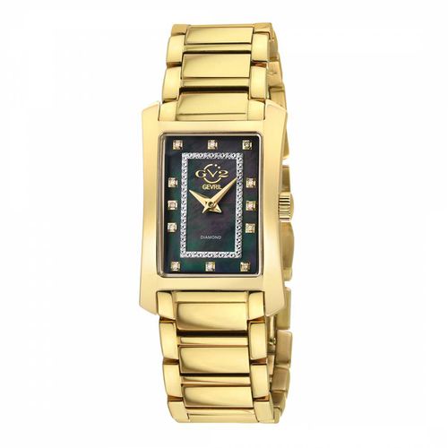 Womens Gold Luino Diamond Watch 23mm - Gevril - Modalova
