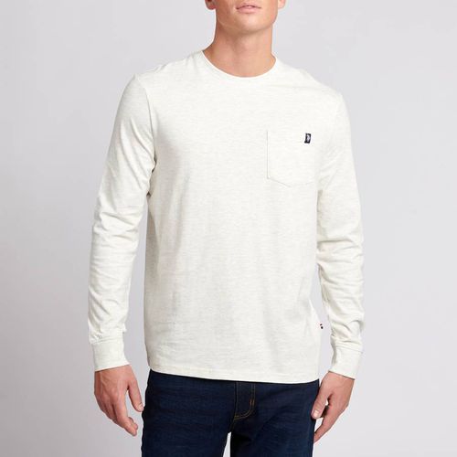 White Textured Cotton Top - U.S. Polo Assn. - Modalova