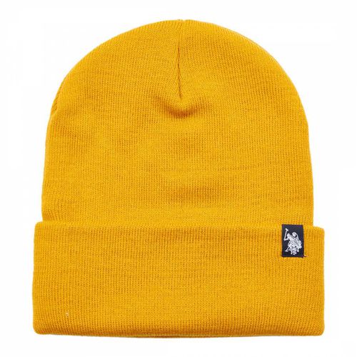 Yellow Core Ribbed Beanie - U.S. Polo Assn. - Modalova