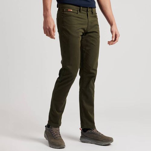 Dark Cotton Blend Woven Trousers - U.S. Polo Assn. - Modalova