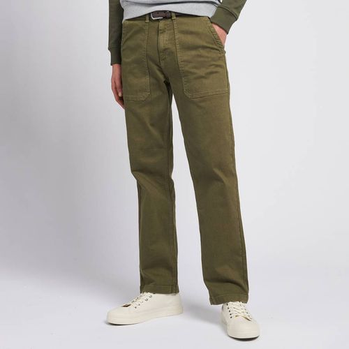 Khaki Cotton Blend Utility Trousers - U.S. Polo Assn. - Modalova