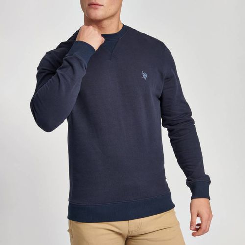 Navy Core Cotton Blend Sweatshirt - U.S. Polo Assn. - Modalova