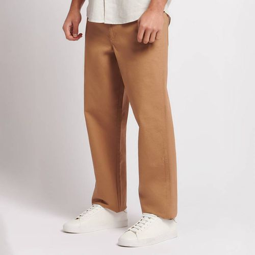 Tan Worker Cotton Trousers - U.S. Polo Assn. - Modalova