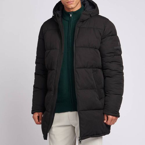 Black Longline Puffer Jacket - U.S. Polo Assn. - Modalova