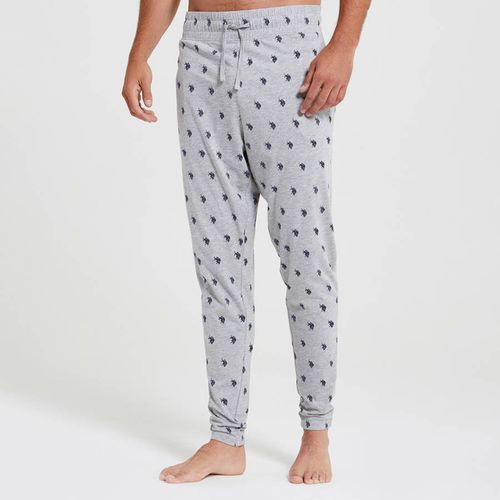 Printed Cotton Blend Pyjama Bottoms - U.S. Polo Assn. - Modalova