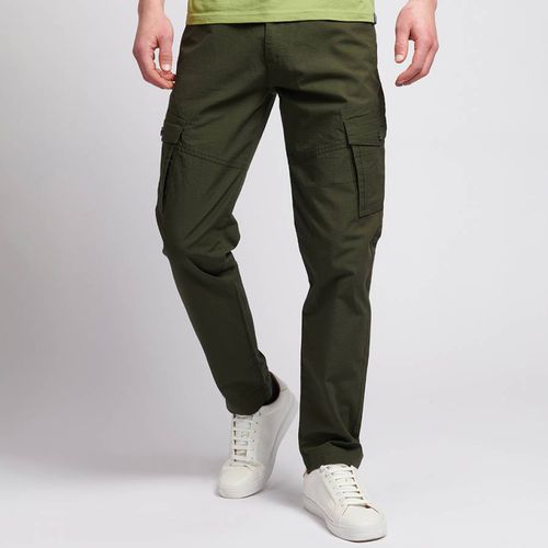 Khaki Cotton Cargo Trousers - U.S. Polo Assn. - Modalova